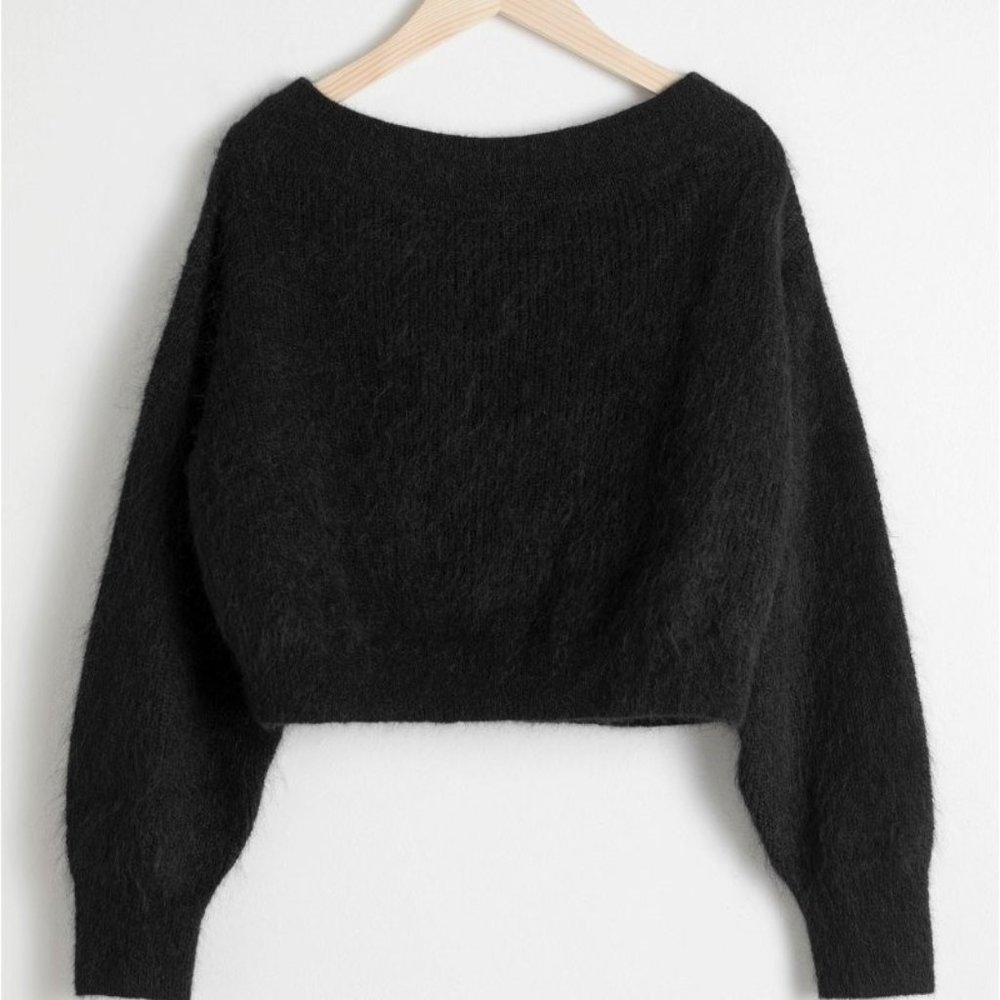 & other stories off shoulder sweater